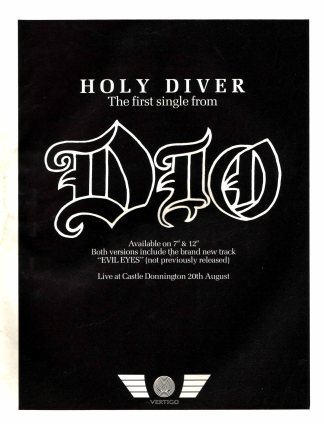 1983 - Holy Diver press ad